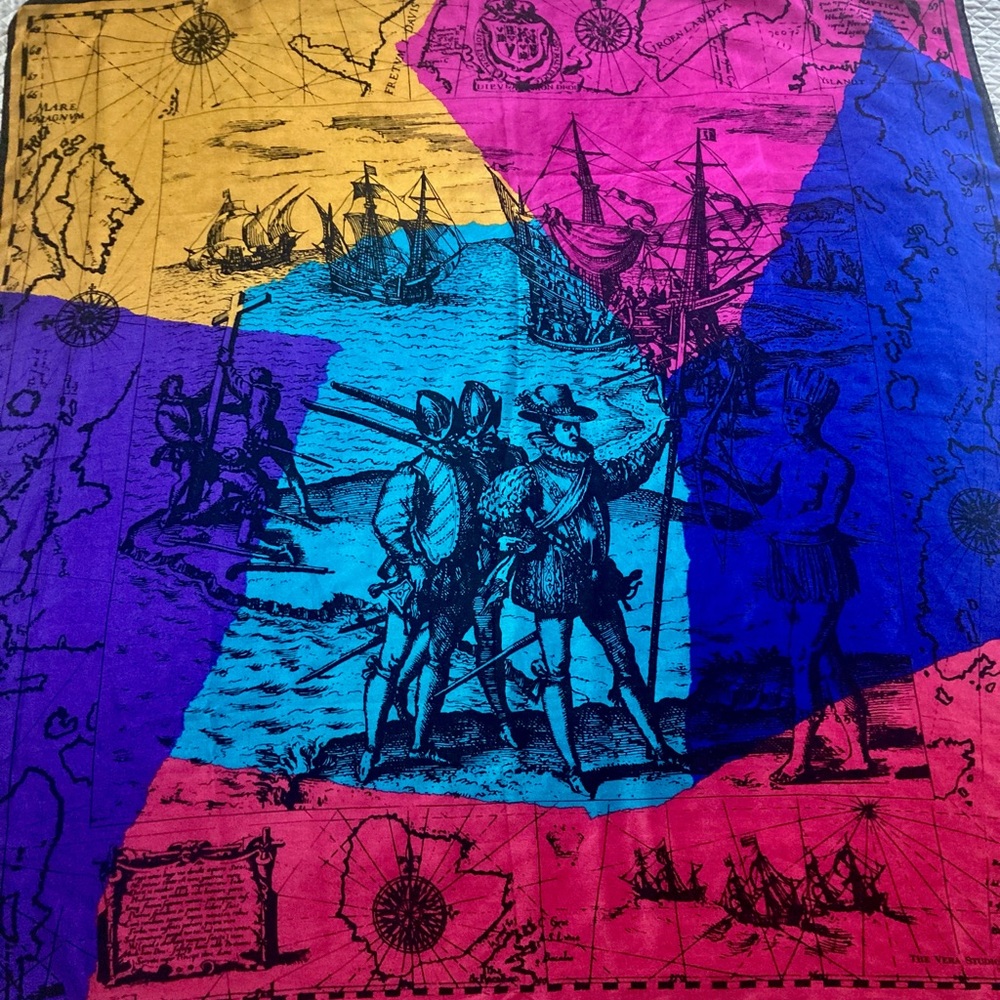 VERA silk scarf CONQUISTADOR